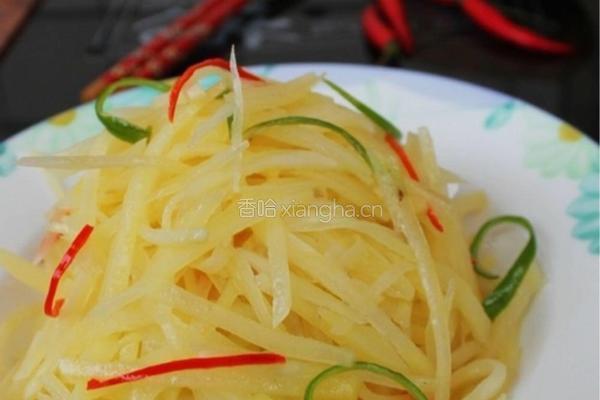酸辣土豆丝的做法图解9
