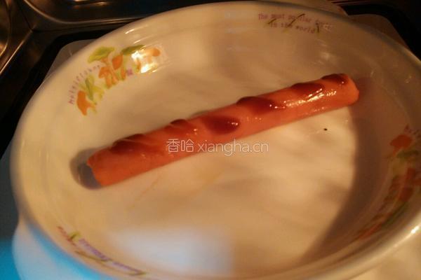 紫菜香肠包的做法图解1
