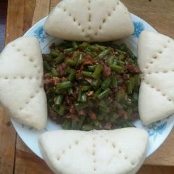 肉末豇豆荷叶饼。的做法[图]