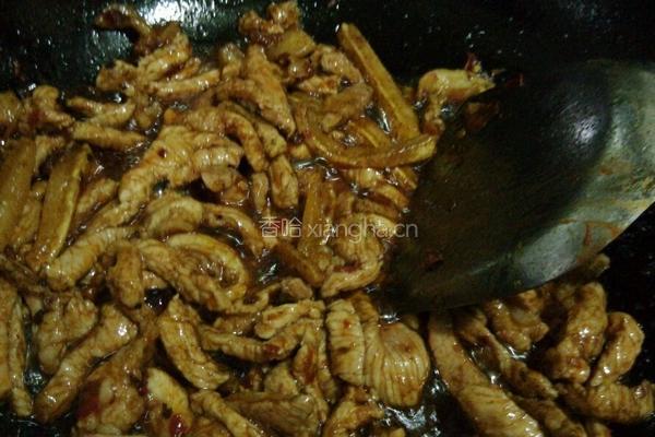 芹菜炒肉的做法图解5