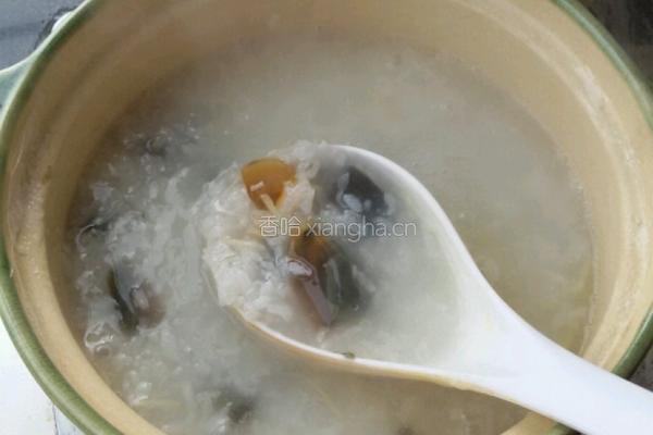 皮蛋瘦肉粥的做法图解6