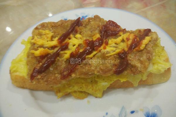 芝士香脆猪扒包的做法图解8