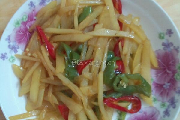 辣椒炒土豆丝