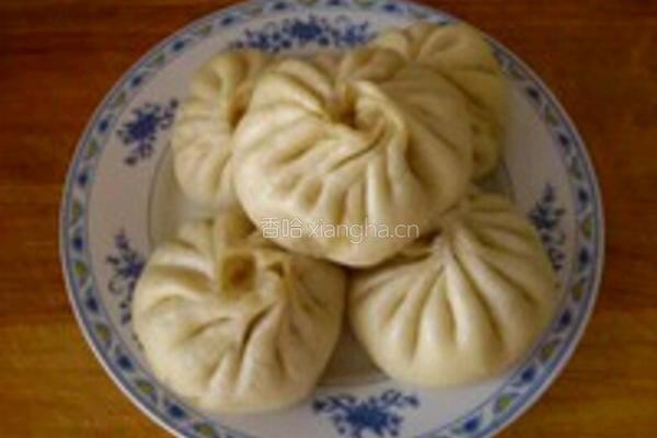 煮肉莲花包子的做法图解6