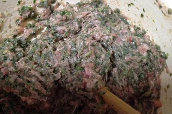 荠菜肉包子的做法图解5