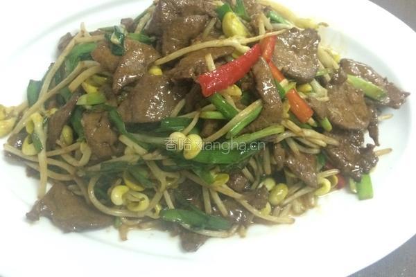 黄豆芽猪肝