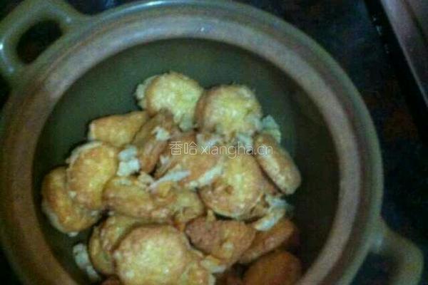 红烧豆腐煲的做法图解4