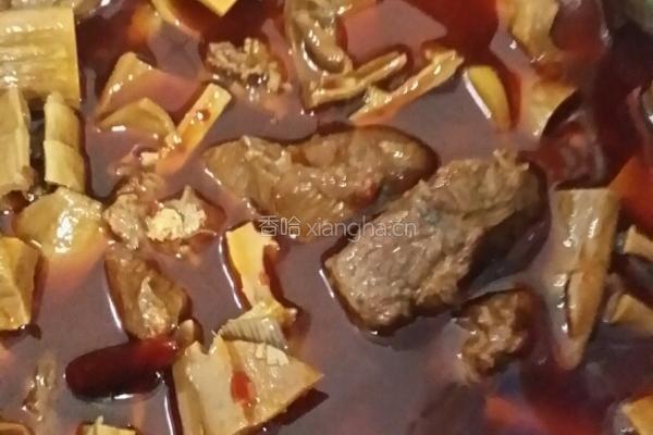 笋干红烧牛肉的做法图解16