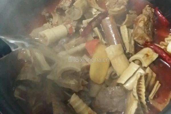 笋干红烧牛肉的做法图解14