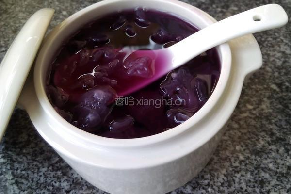 银耳紫薯汤的做法图解8