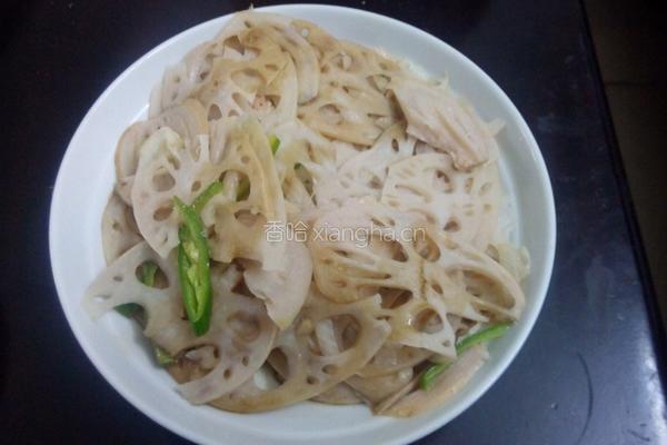 香辣莲藕的做法图解3
