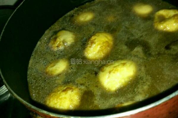 卤虎皮鸡蛋的做法图解6