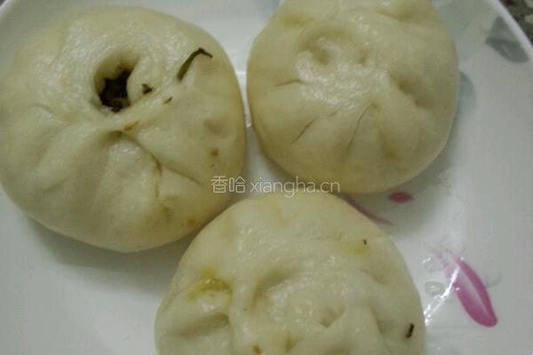 酸菜包子的做法图解3
