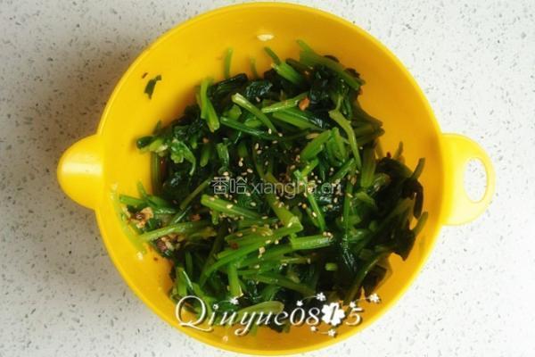 蒜香菠菜塔的做法图解6