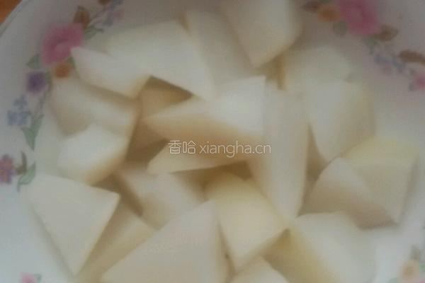 大白萝卜氽丸子。的做法图解6