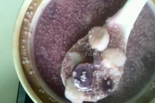 小米紫薯山药粥的做法图解4