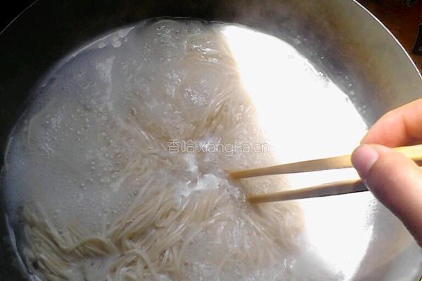 葱花面的做法图解6