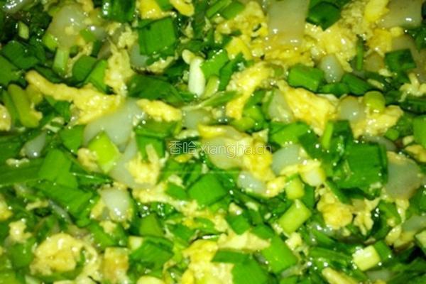 韭菜鱿鱼馅饼的做法图解7