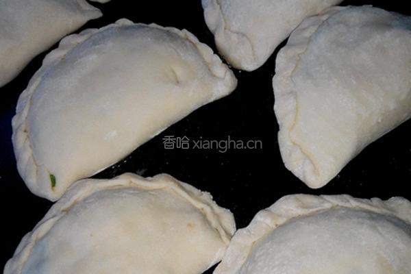 韭菜鱿鱼馅饼的做法图解10