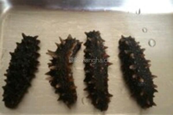 红烧海参的做法图解1
