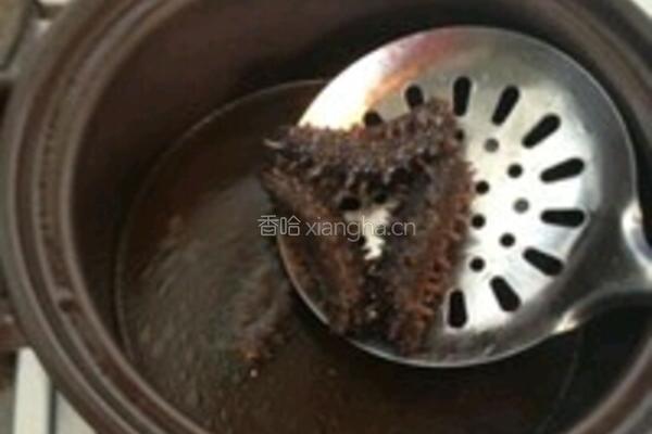 红烧海参的做法图解4