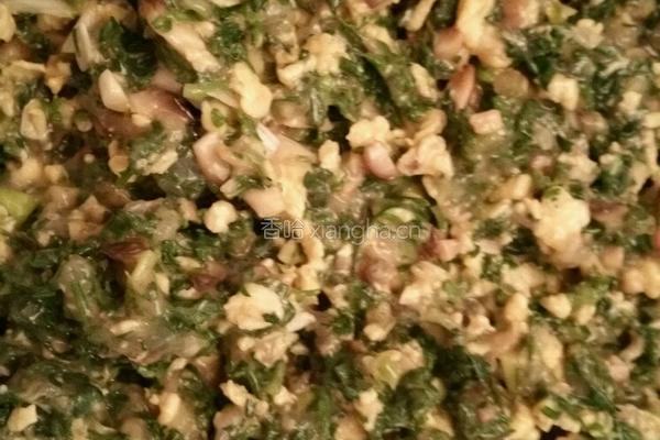 荠菜饺子的做法图解2