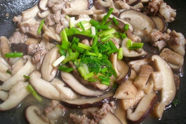 香菇炒猪肉的做法图解7