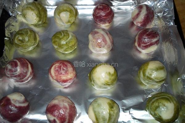 绿茶酥&玫瑰酥的做法图解6