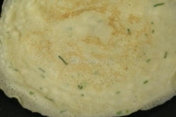 香葱鸡蛋煎饼卷凉拌菜的做法图解4