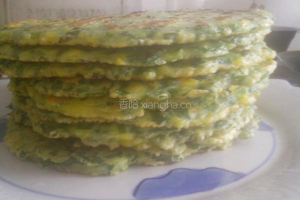韭菜鸡蛋摊饼的做法图解6