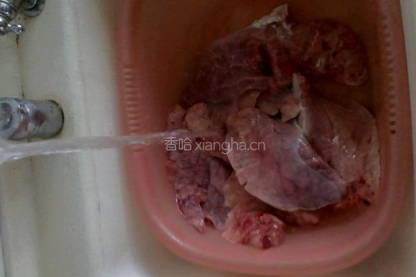 煮烀猪肺的做法图解2