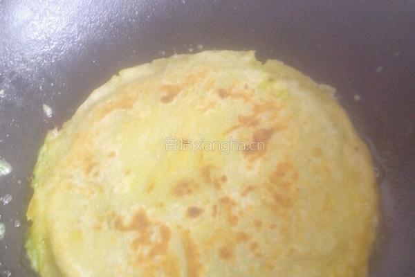 韭菜鸡蛋饼的做法图解4