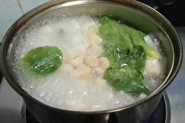 油豆腐青菜汤的做法图解5