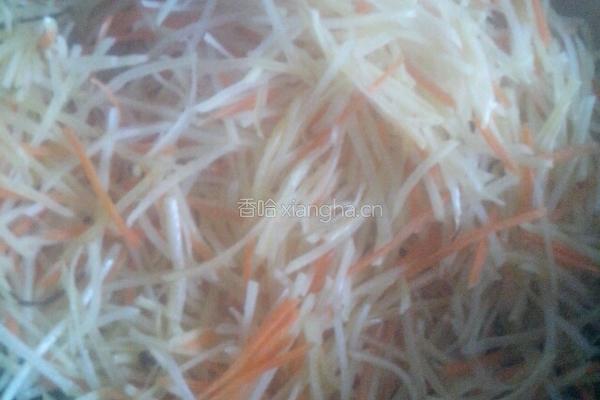 焦香酸辣土豆丝的做法图解5