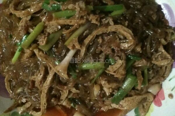 豆腐粉条的做法图解2