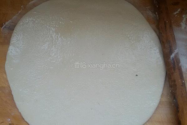 葱花饼。的做法图解2