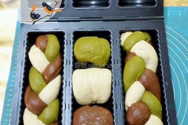 三色車輪麵包的做法图解7
