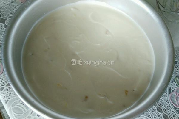 菠萝半熟芝士蛋糕的做法图解4