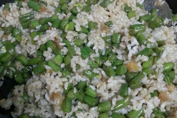 豆角饭的做法图解4