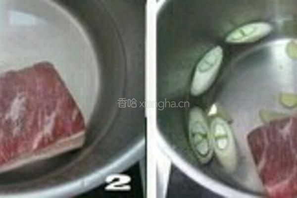 蒜泥白肉的做法图解2