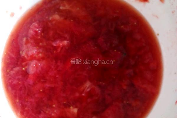 草莓果肉浆的做法图解5