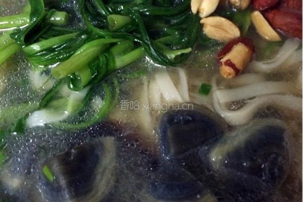 皮蛋素面的做法图解5
