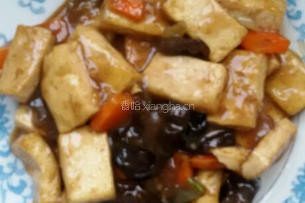 家常素豆腐。的做法图解5