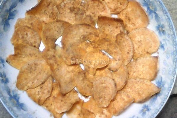 烤薯片的做法图解4