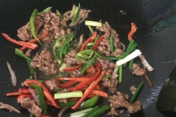 干炒牛河的做法图解7