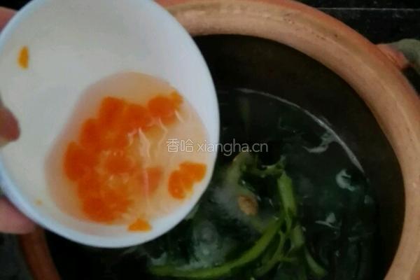 落葵咸蛋汤的做法图解4