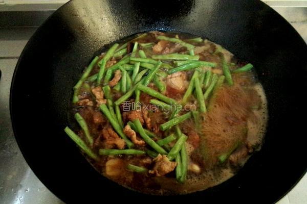 豆角焖面的做法图解7