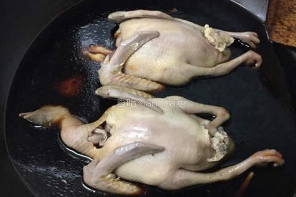 红烧乳鸽的做法图解4