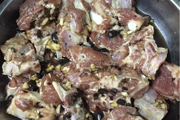 豆豉蒸排l的做法图解3