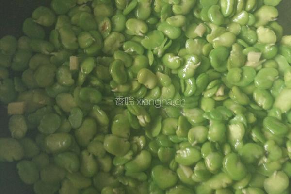 嫩蚕豆炒鸡蛋的做法图解6